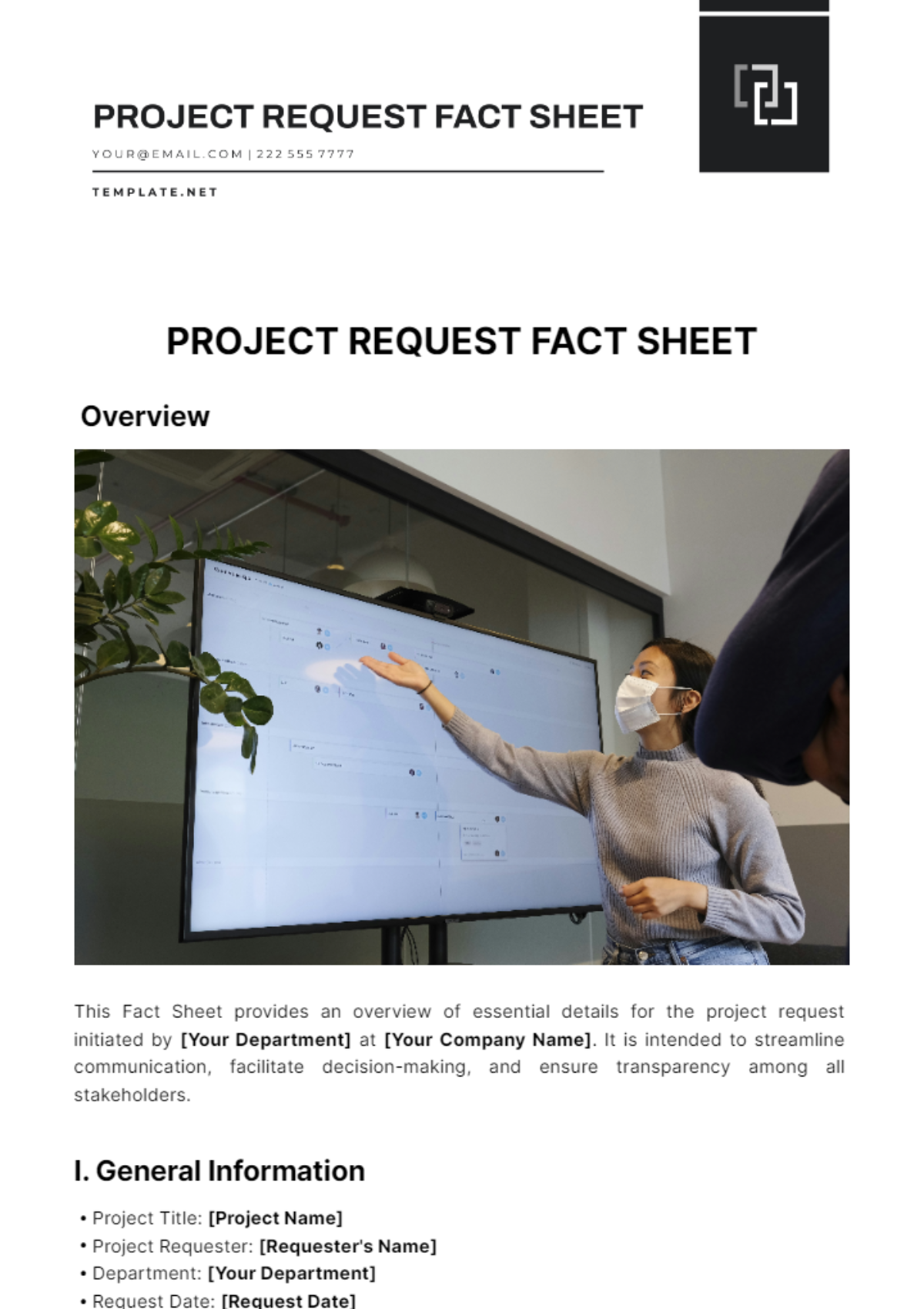 Project Request Fact Sheet Template - Edit Online & Download