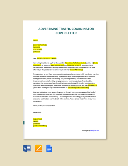 Advertising Proposal Letter Template - Google Docs, Word | Template.net