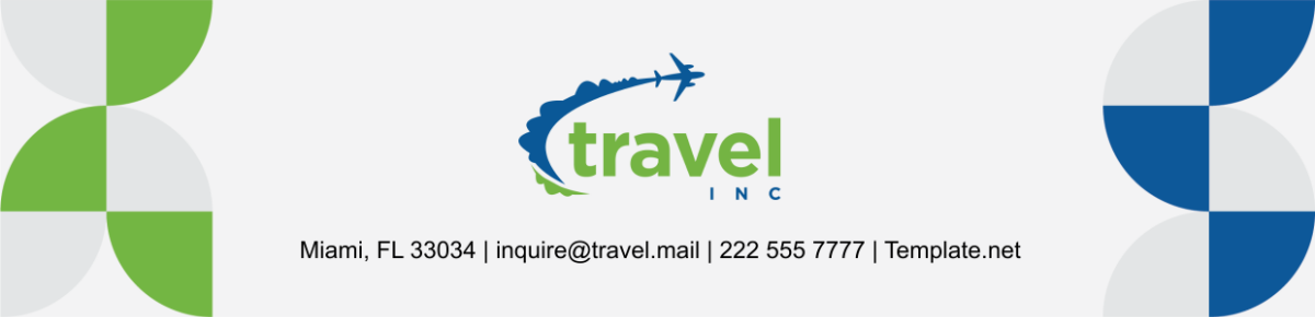 Travel Agency Header Template