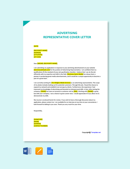 Advertising Proposal Letter Template - Google Docs, Word | Template.net