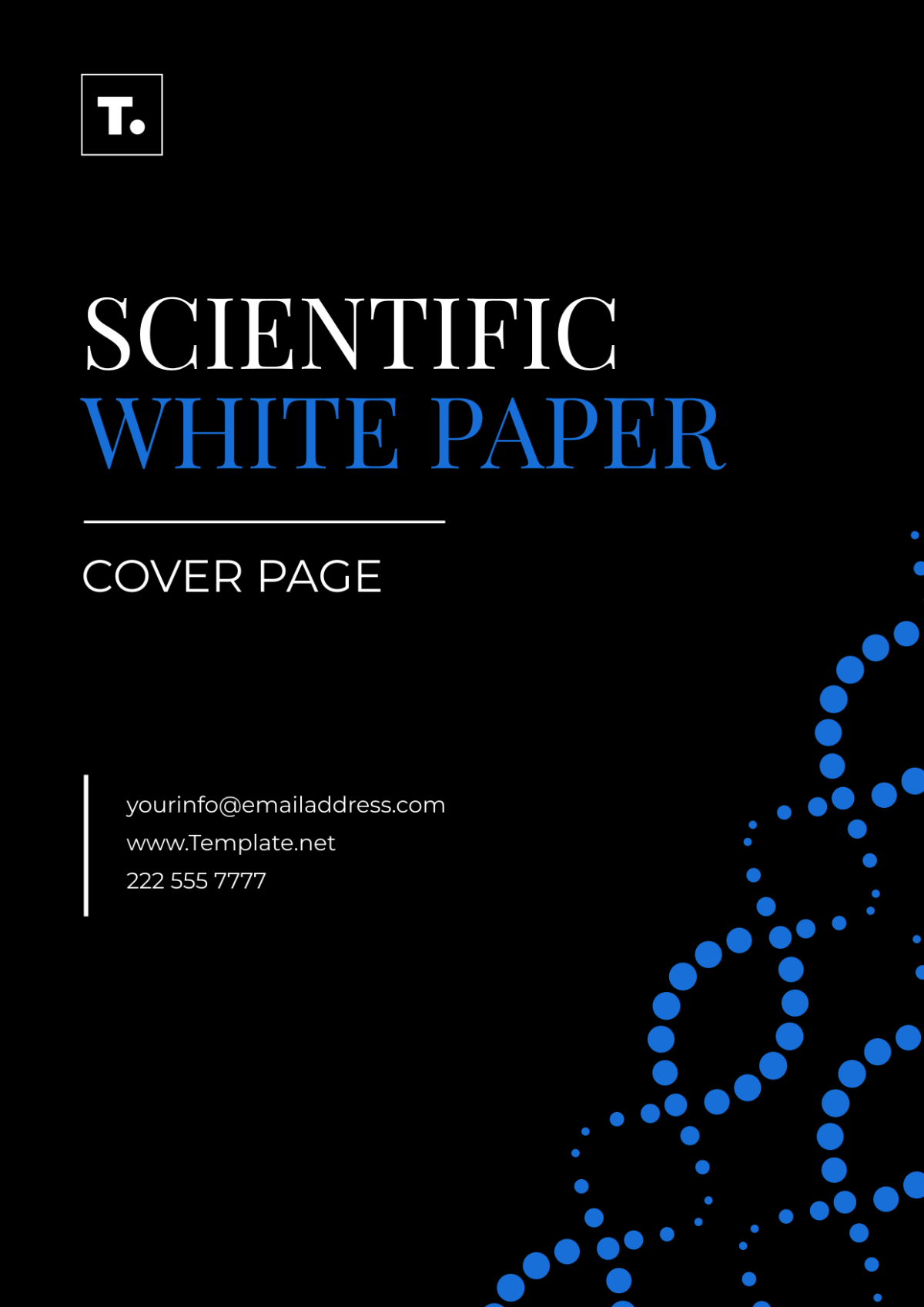 Scientific White Paper Cover Page
