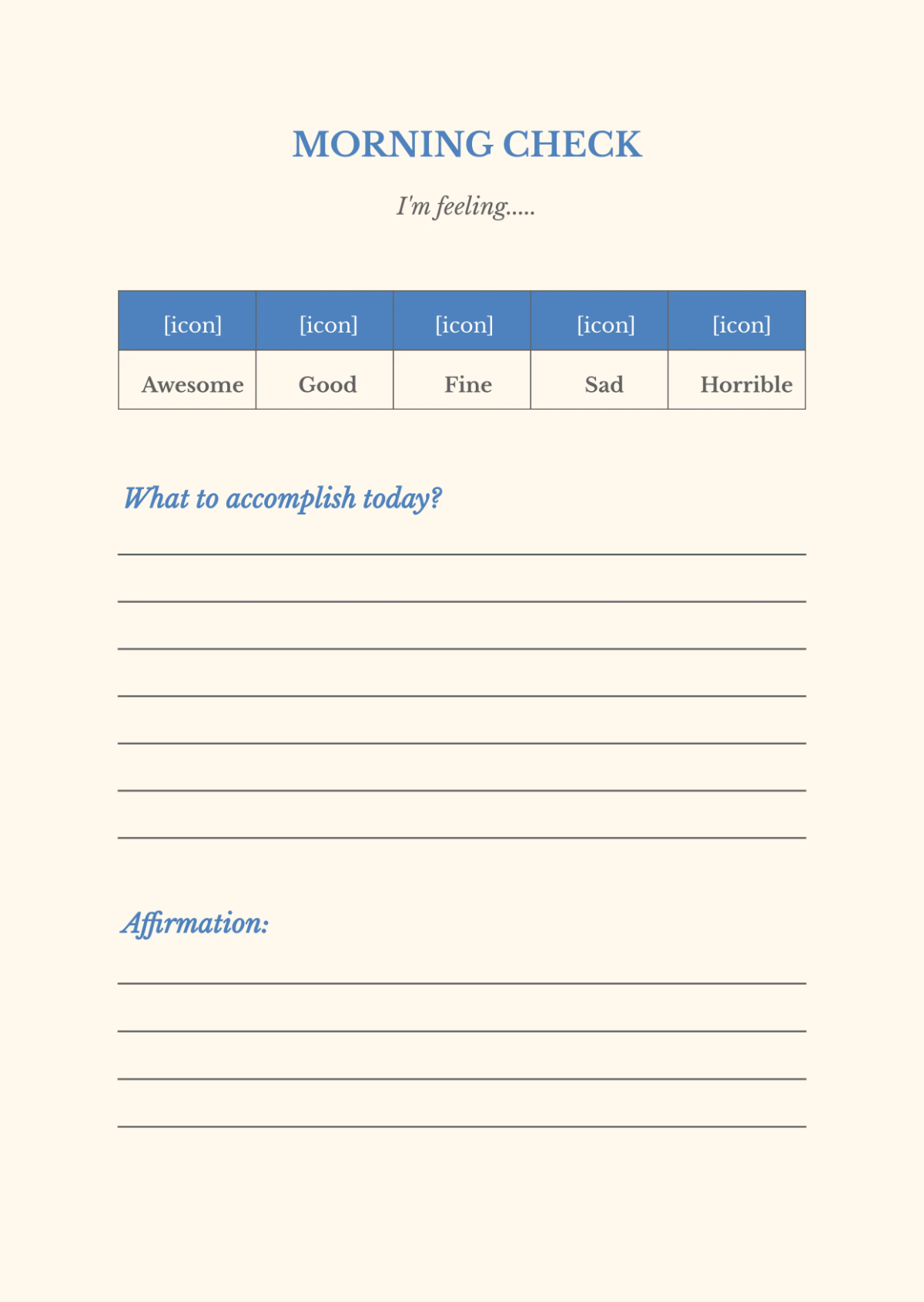 Free Diary Notebook Journals Template to Edit Online