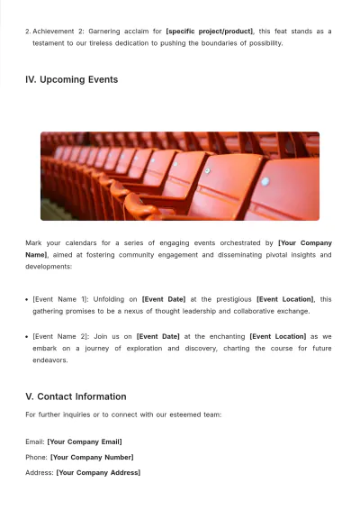 Free Public Relations Fact Sheet Template to Edit Online