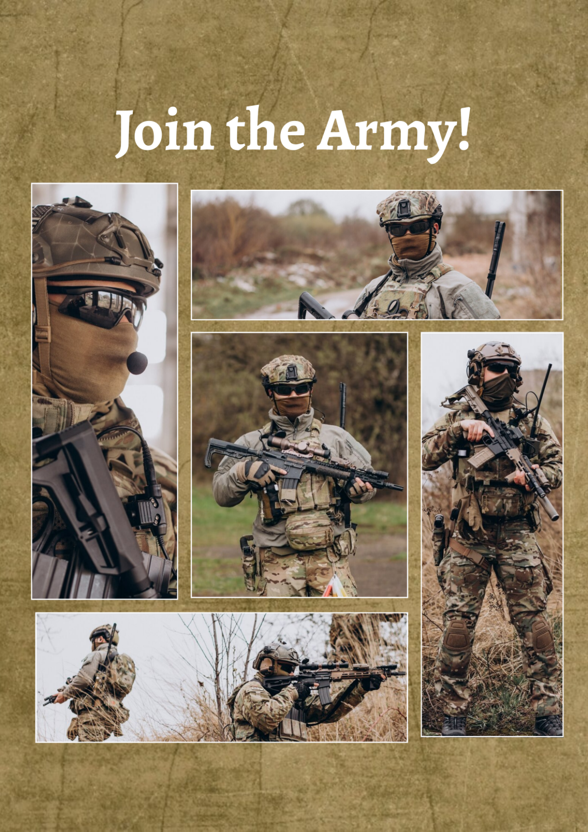 Army Photo Collage