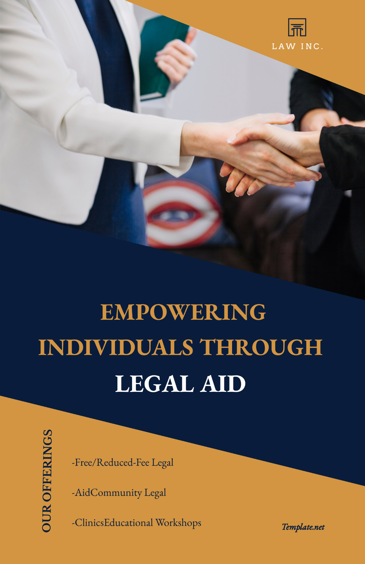 Law Firm Legal Aid Poster