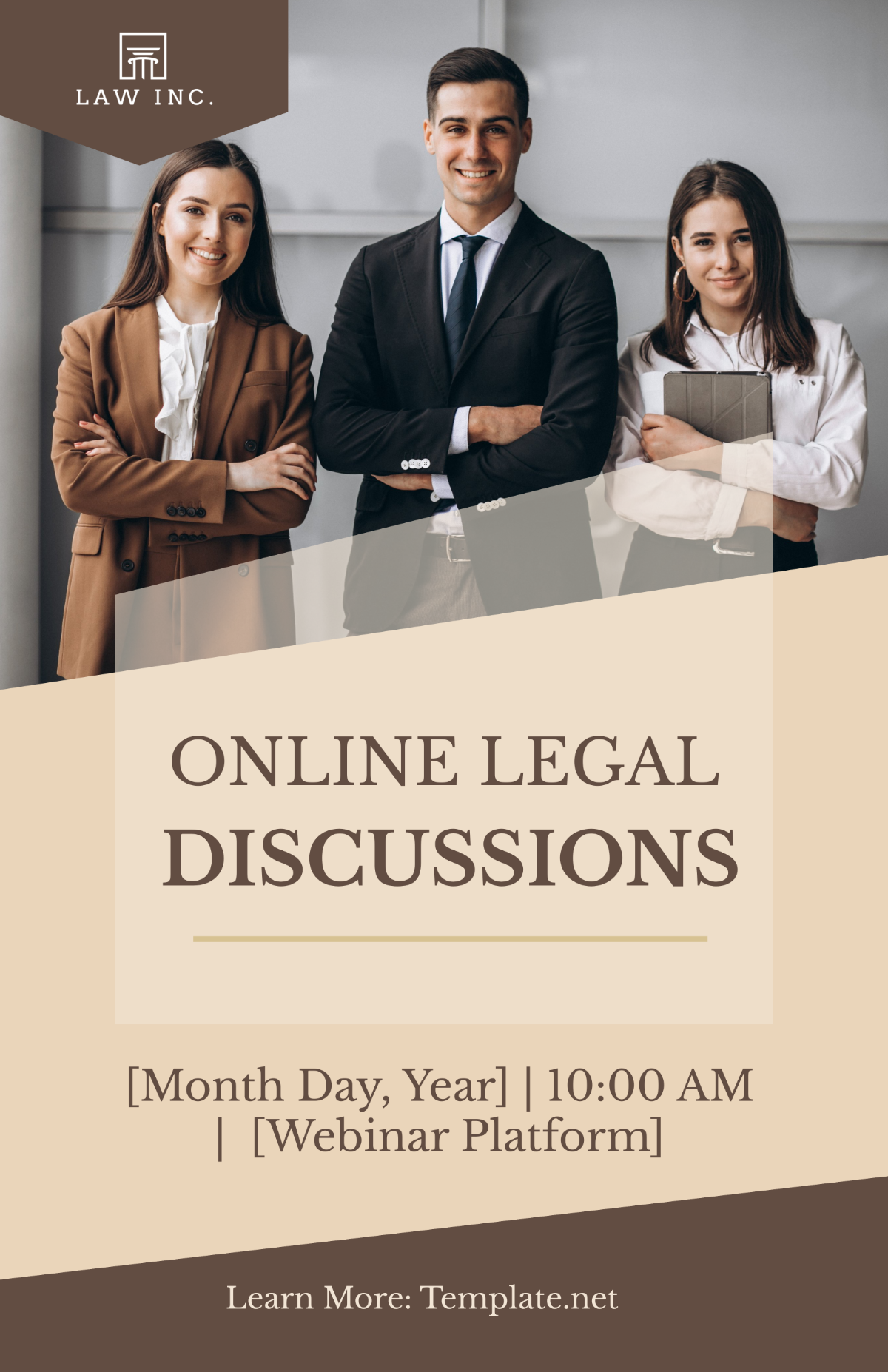 Law Firm Webinar Poster