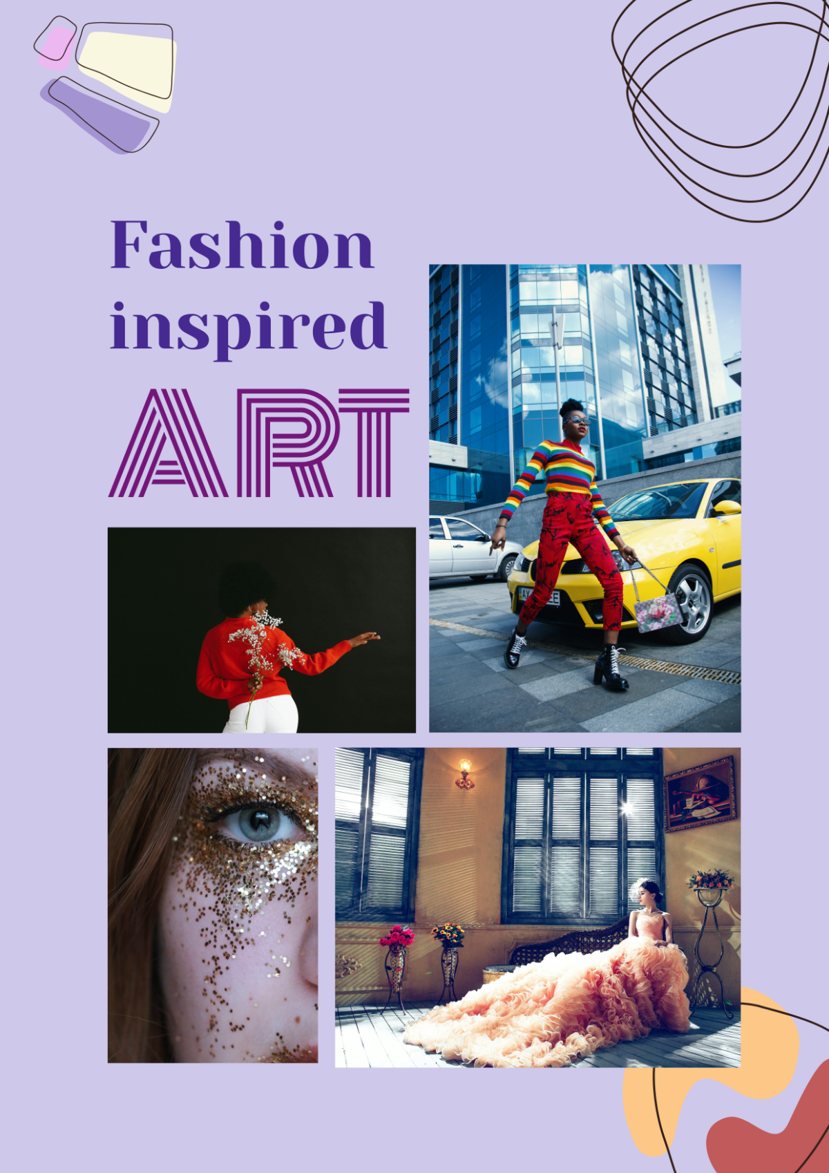 Fashion Art Collage Template