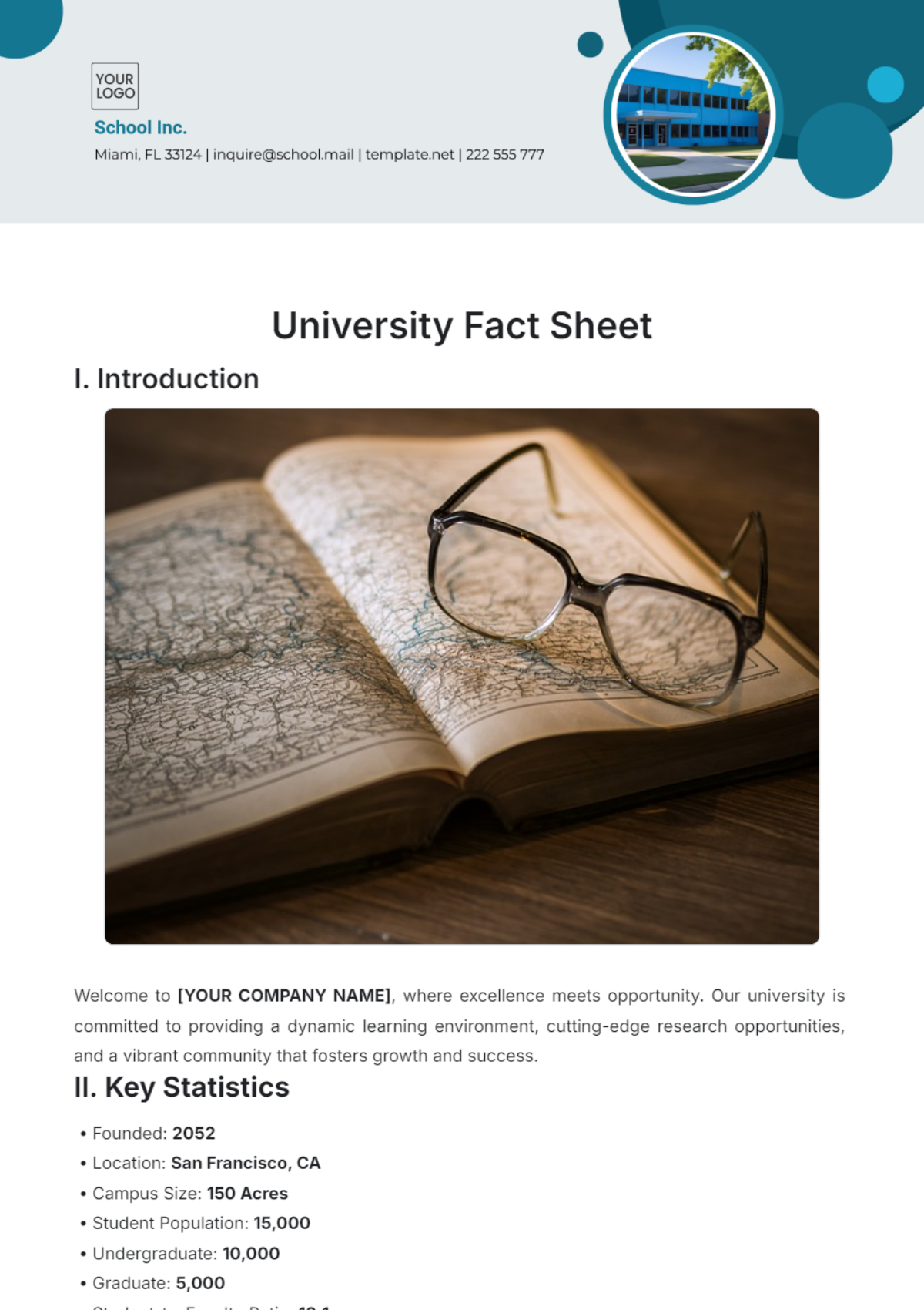 Fact Sheet Template Images