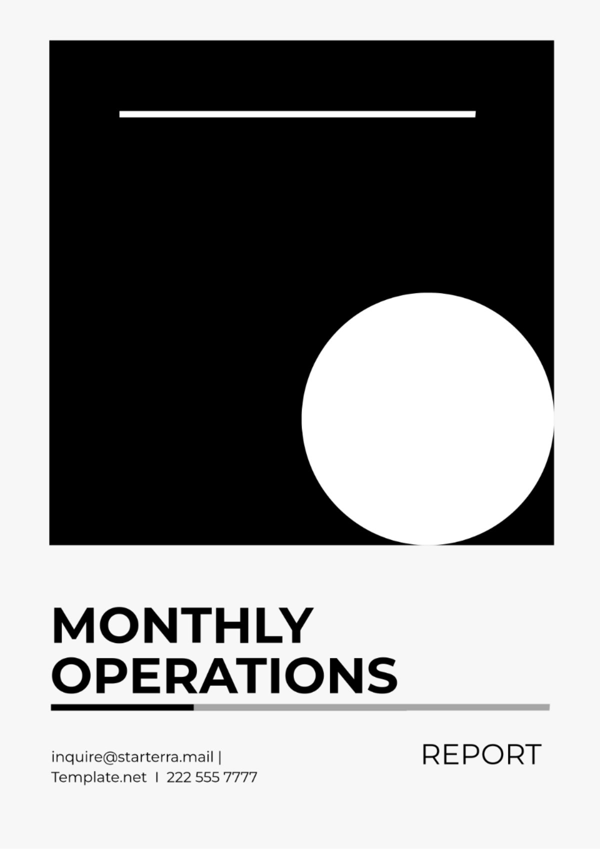 Monthly Operations Report Template - Edit Online & Download