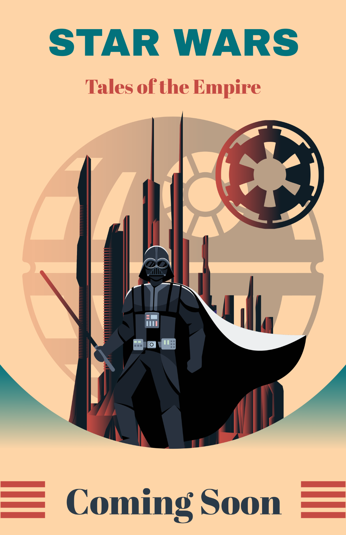 Star Wars Retro Poster Template