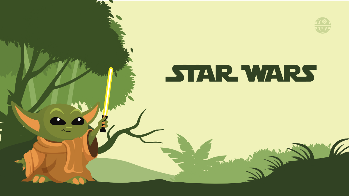 Free Star Wars Forest Background Template