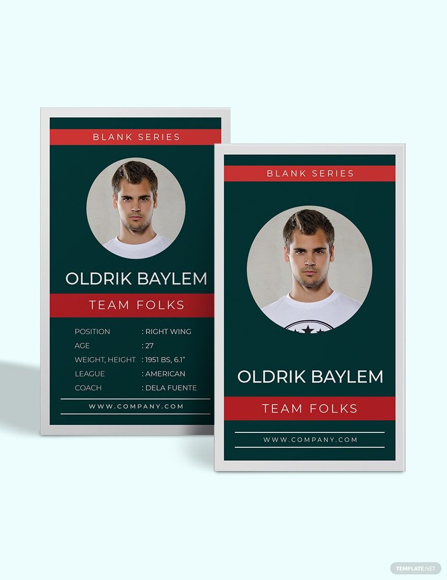 Blank Trading Card Template in Word, Illustrator, PSD, Apple Pages, Publisher