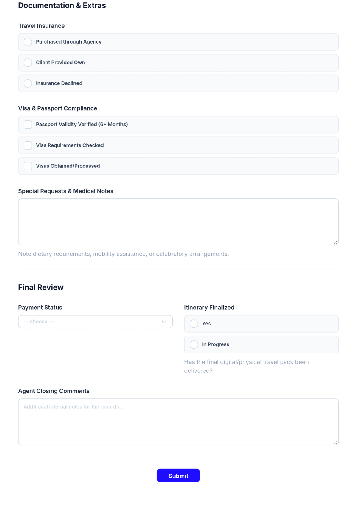 Free Travel Agency Service Checklist Template & AI Maker Free Travel Agency Service Checklist Template & AI Maker