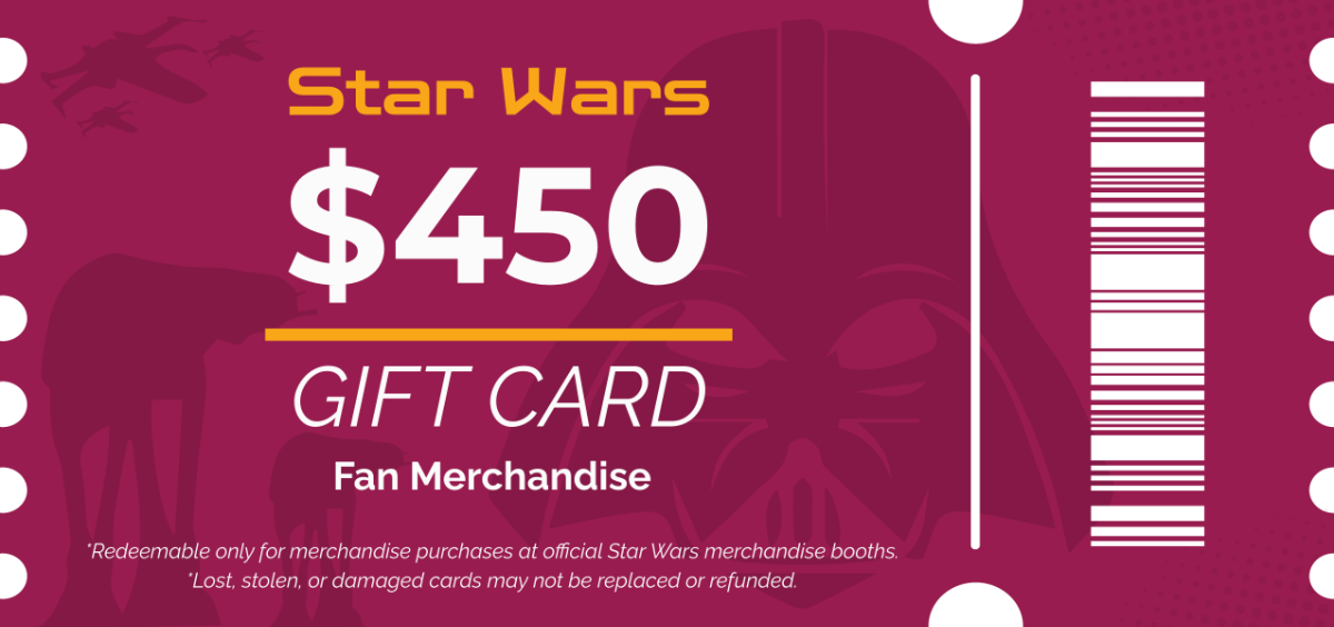 Star Wars Gift Card Template