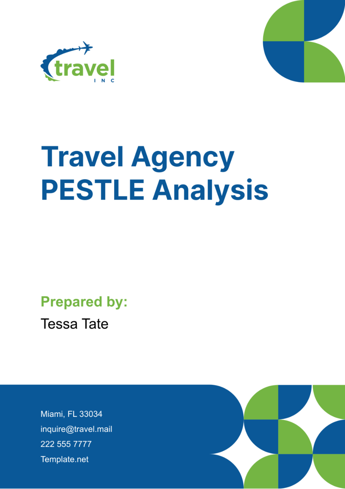 Travel Agency PESTLE Analysis Template - Edit Online & Download