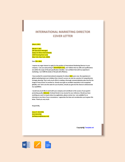 High School Athletic Director Cover Letter Template Free PDF Google 