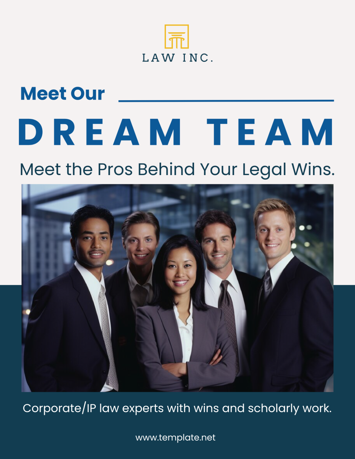 Law Firm Team Flyer