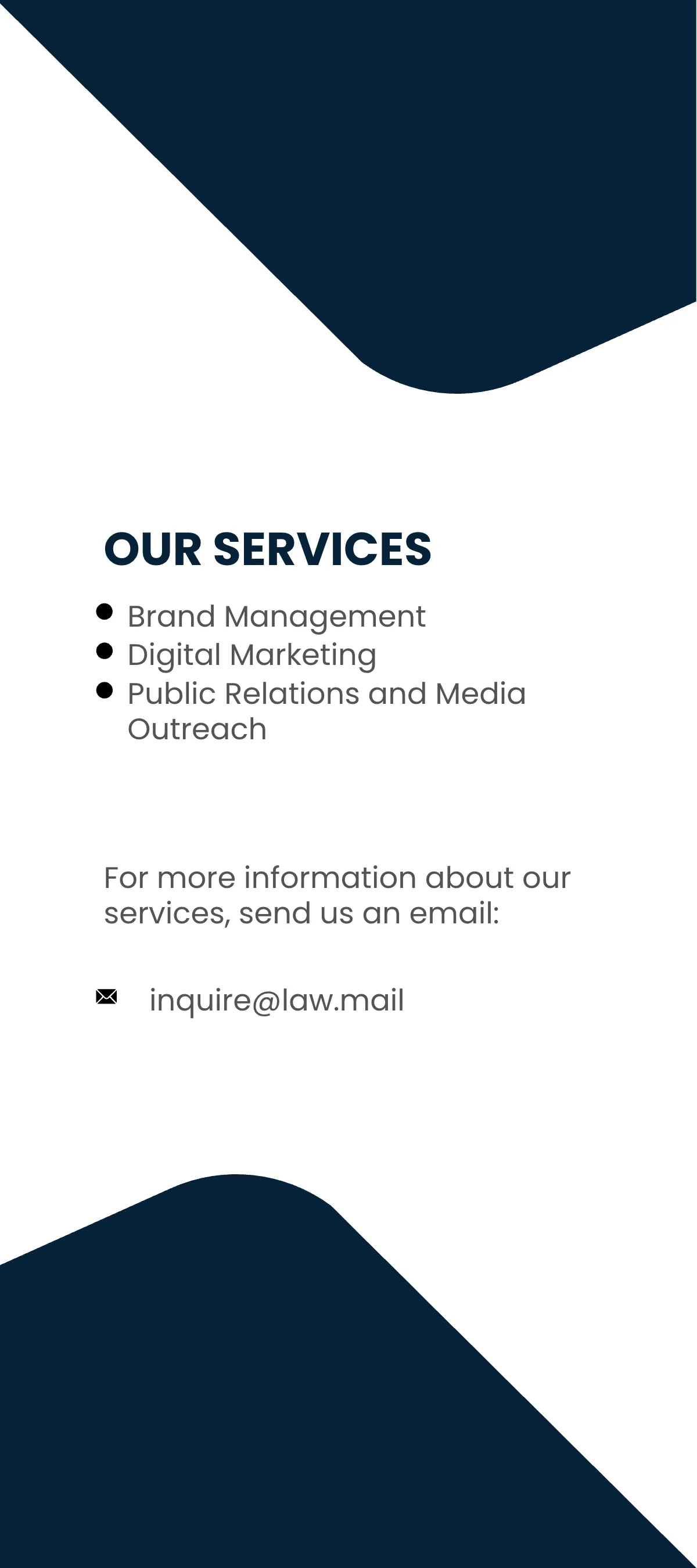 Free Law Firm Marketing Rack Card Template to Edit Online