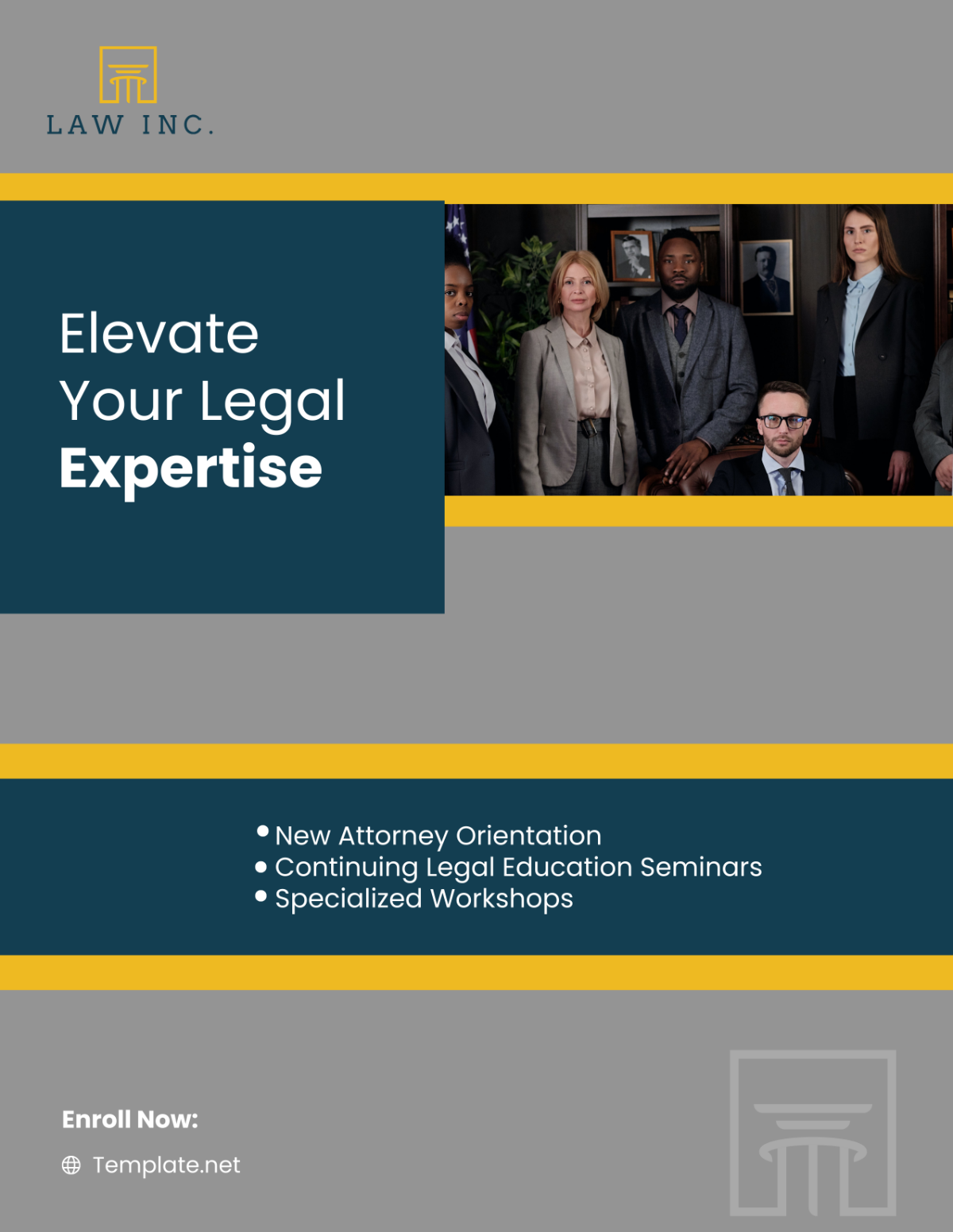 Law Firm Training Flyer