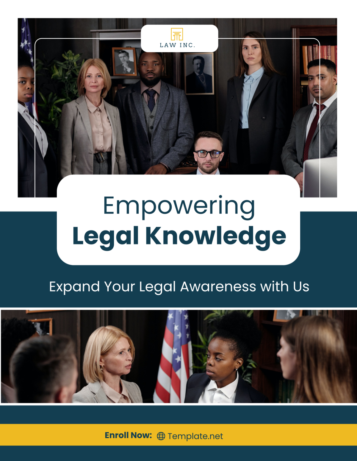 Law Firm Legal Awareness Flyer Template