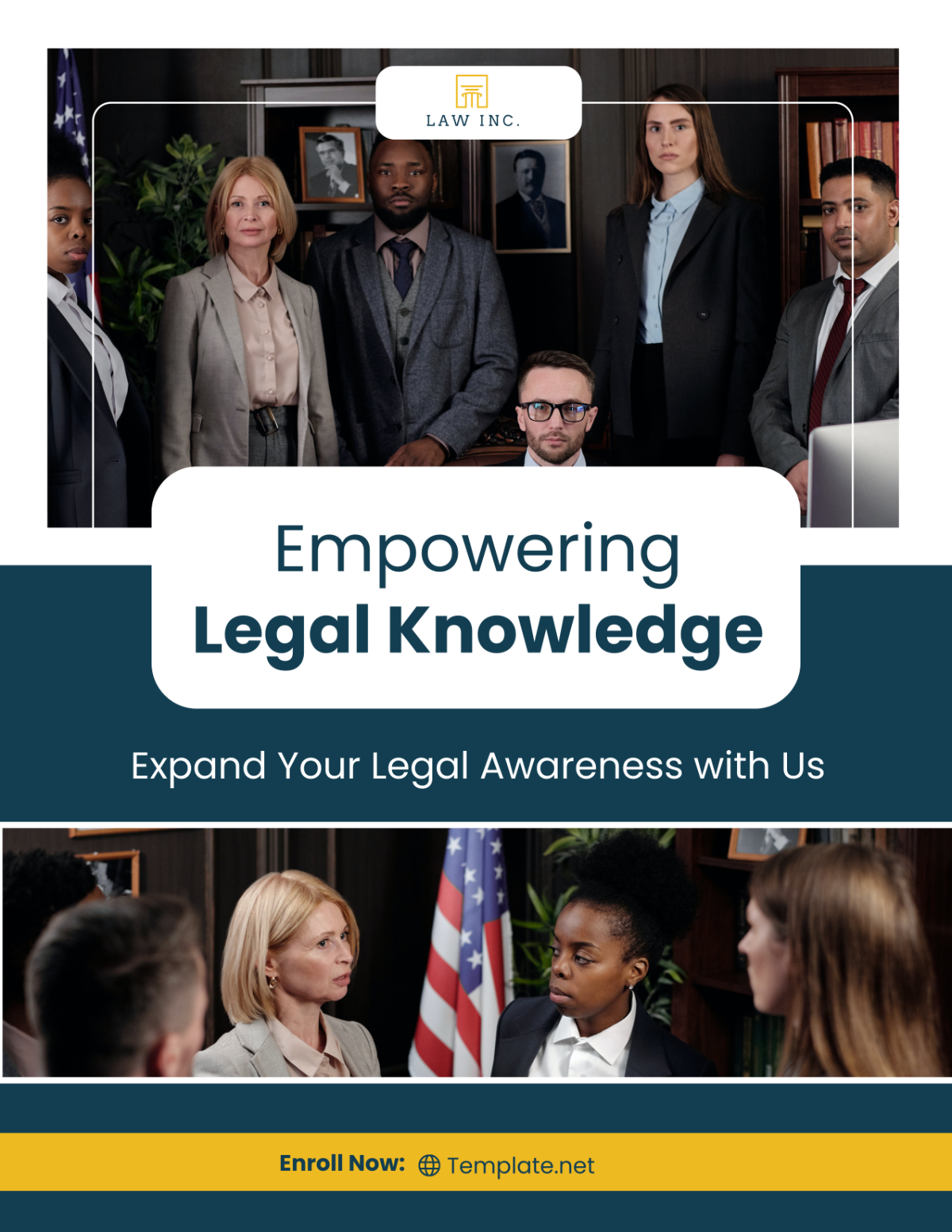 Law Firm Legal Awareness Flyer Template - Edit Online & Download