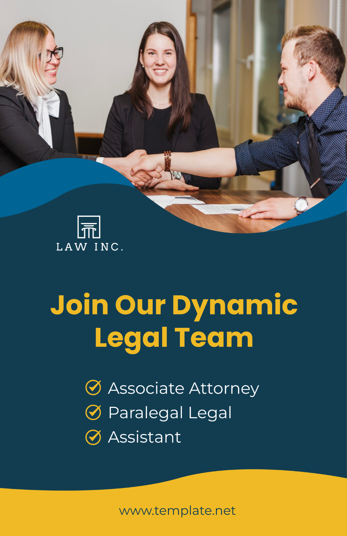 Law Firm Recruitment Poster