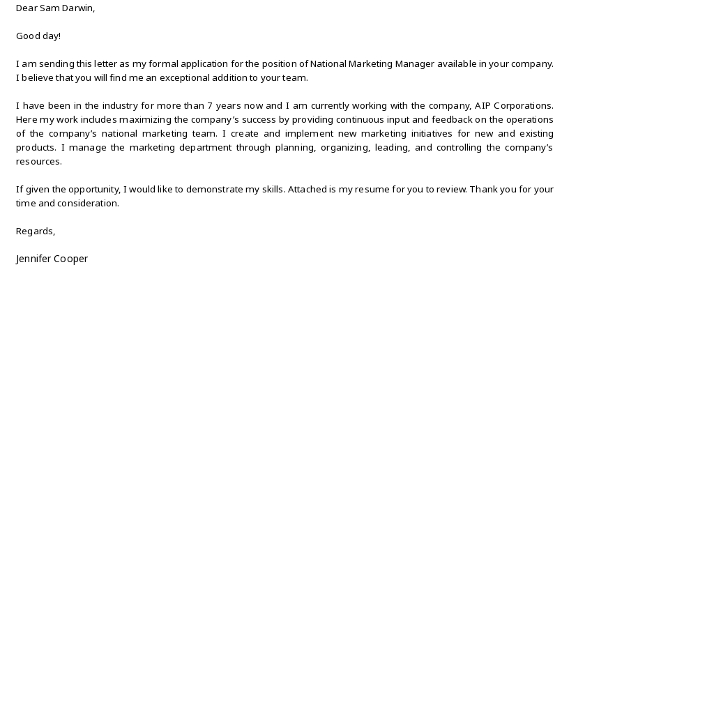 National Marketing Manager Cover Letter Template.jpe