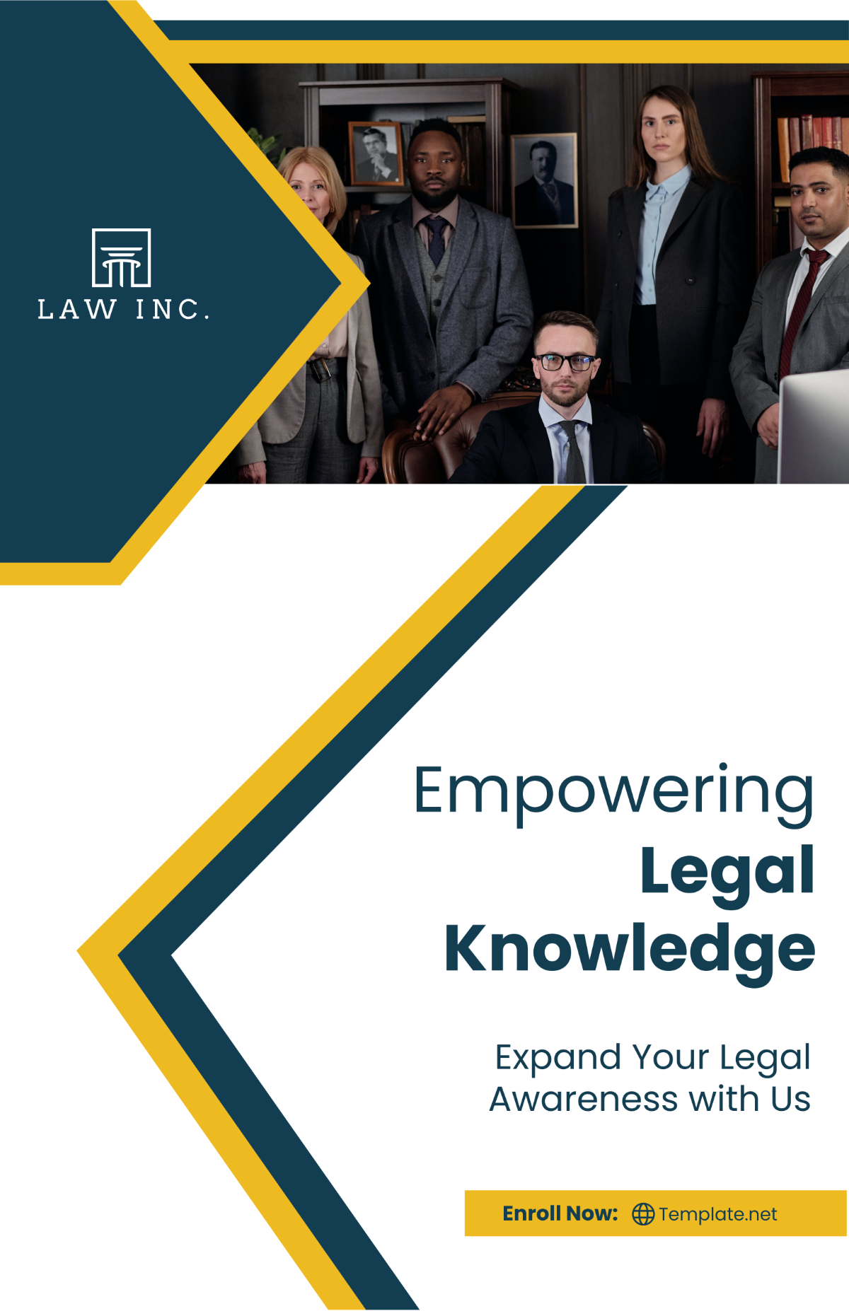 Law Firm Legal Awareness Poster Template