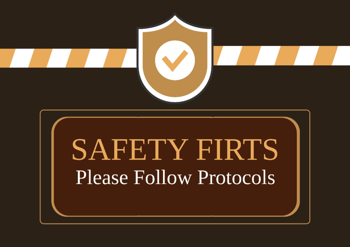 Law Firm Safety Signage Template