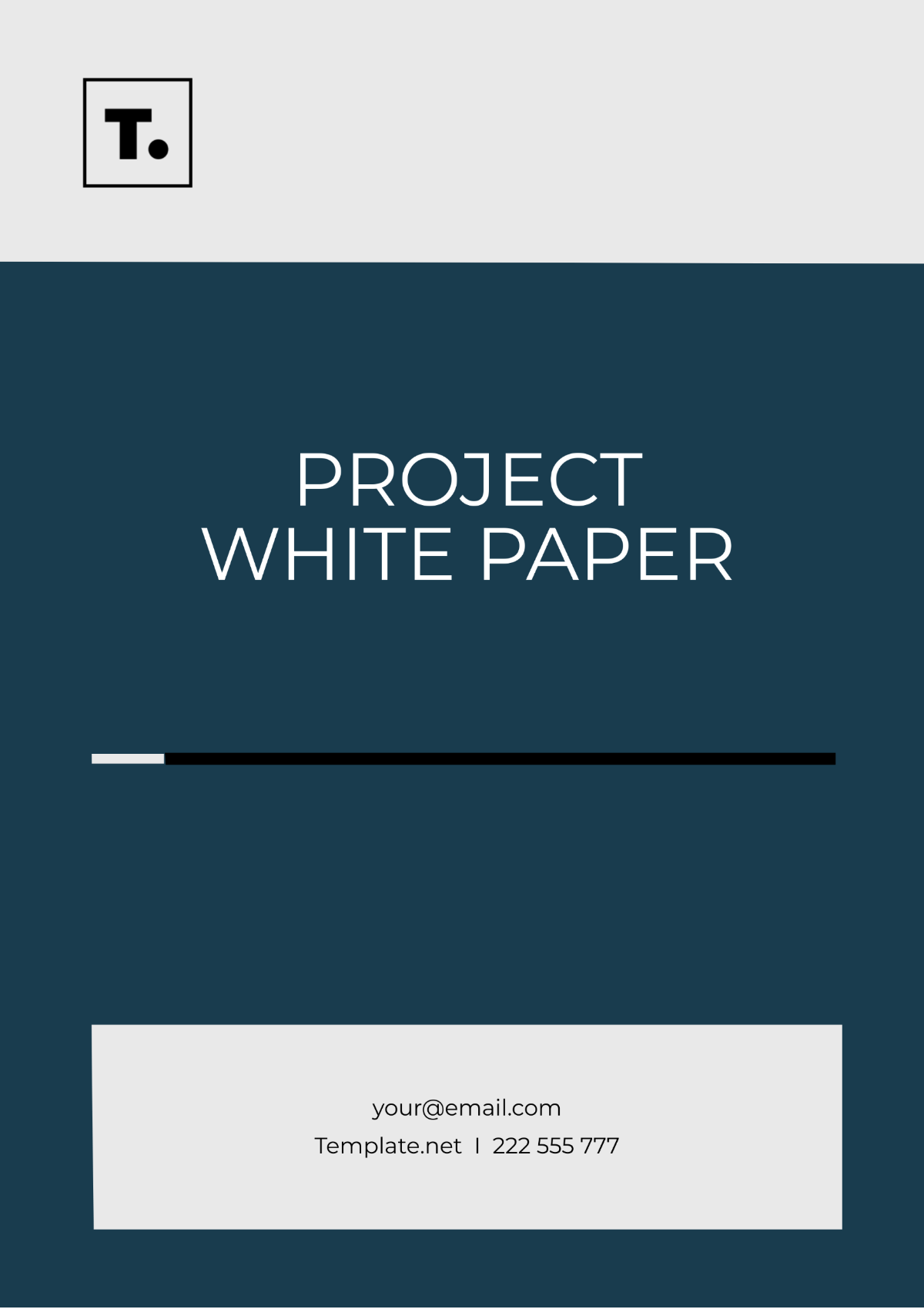 Project White Paper Template