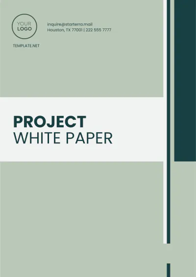 Free Project White Paper Template to Edit Online