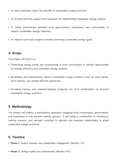 Free Project White Paper Template to Edit Online
