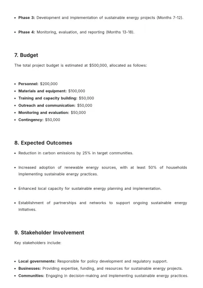 Free Project White Paper Template to Edit Online