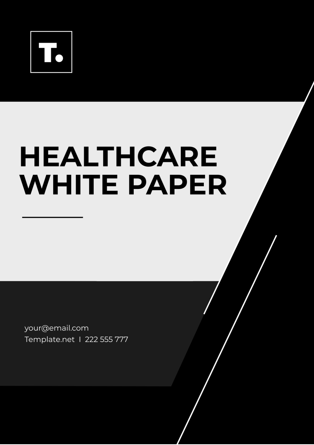Healthcare White Paper Template