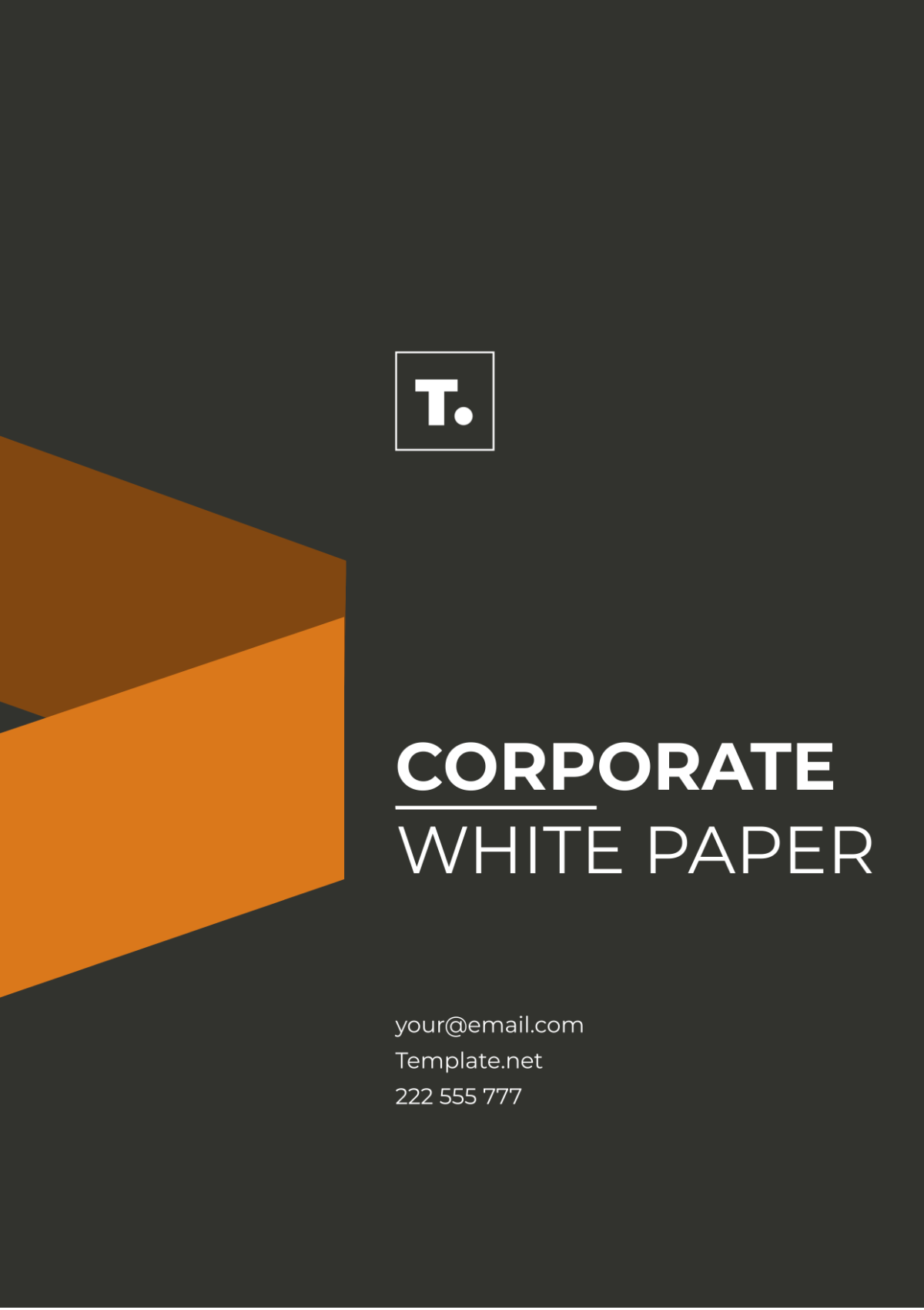 Corporate White Paper Template - Edit Online & Download