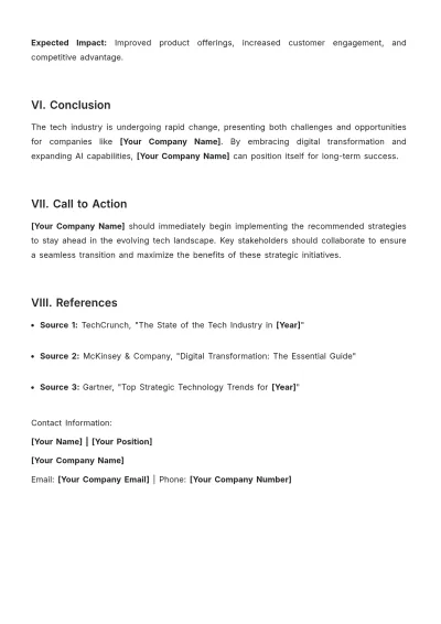 Free Corporate White Paper Template to Edit Online