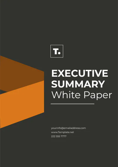 Free Executive Summary White Paper Template to Edit Online