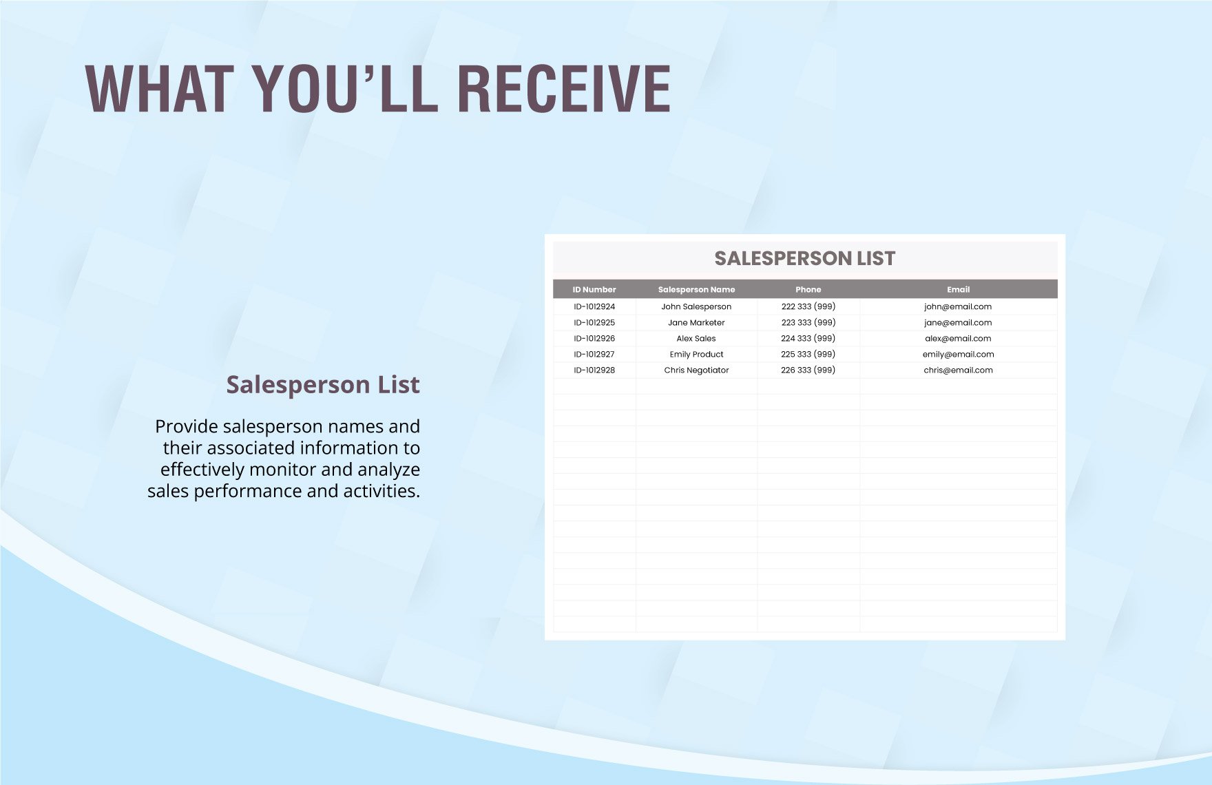 Sales Product-wise Commission Breakdown Template