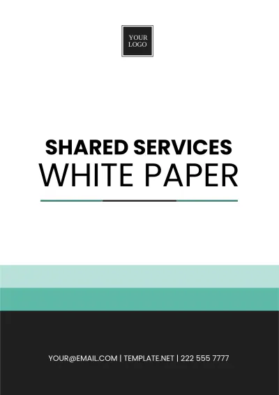 Free Shared Services White Paper Template to Edit Online