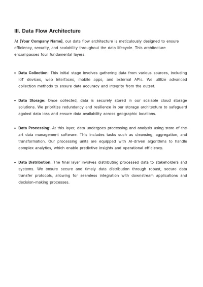 Free Data Flow White Paper Template to Edit Online