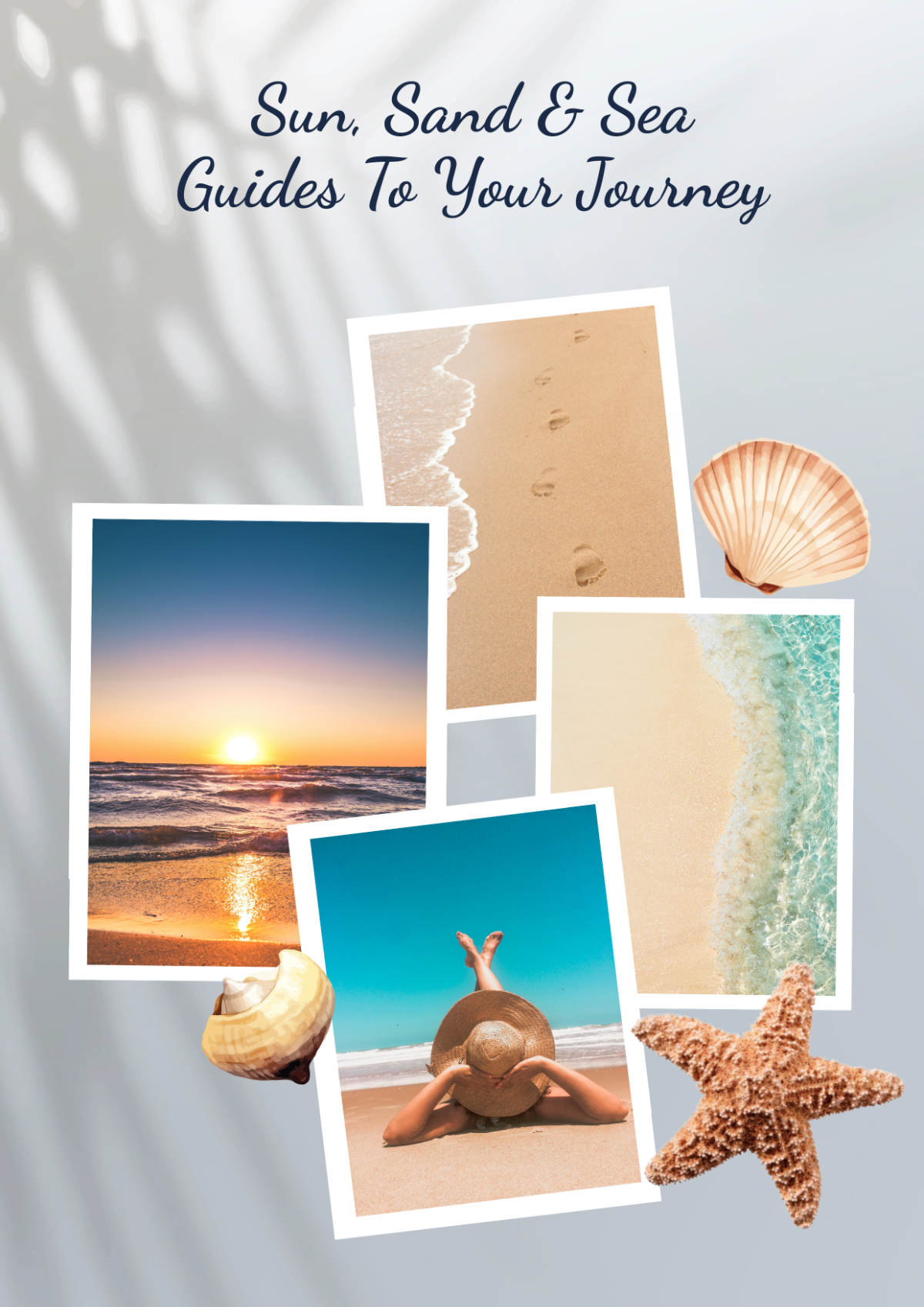 Free Summer Beach Photo Collage Template