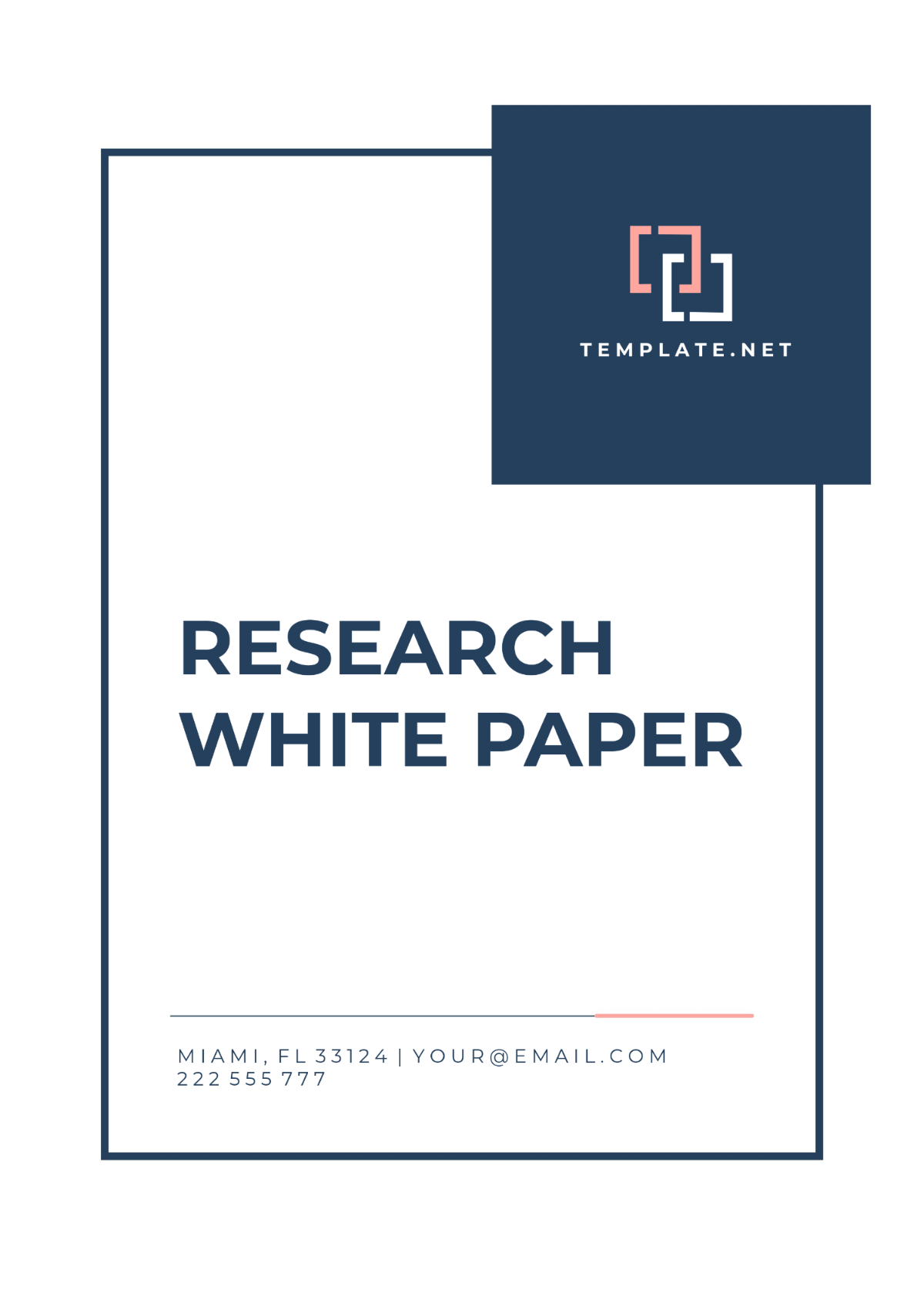 Research White Paper Template