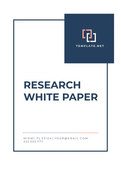 Free Research White Paper Template to Edit Online
