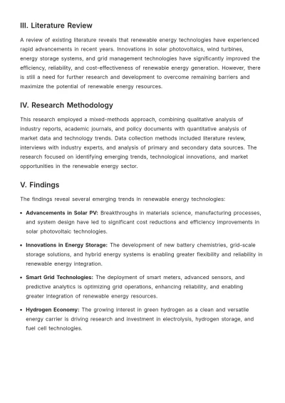 Free Research White Paper Template to Edit Online