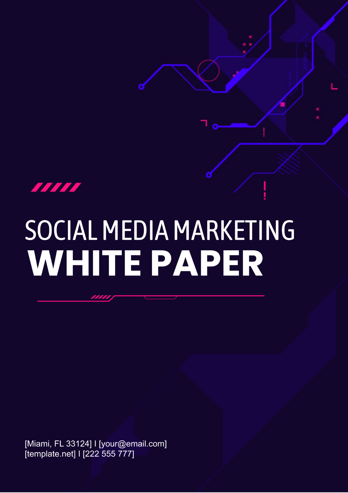 Social Media Marketing White Paper Template - Edit Online & Download