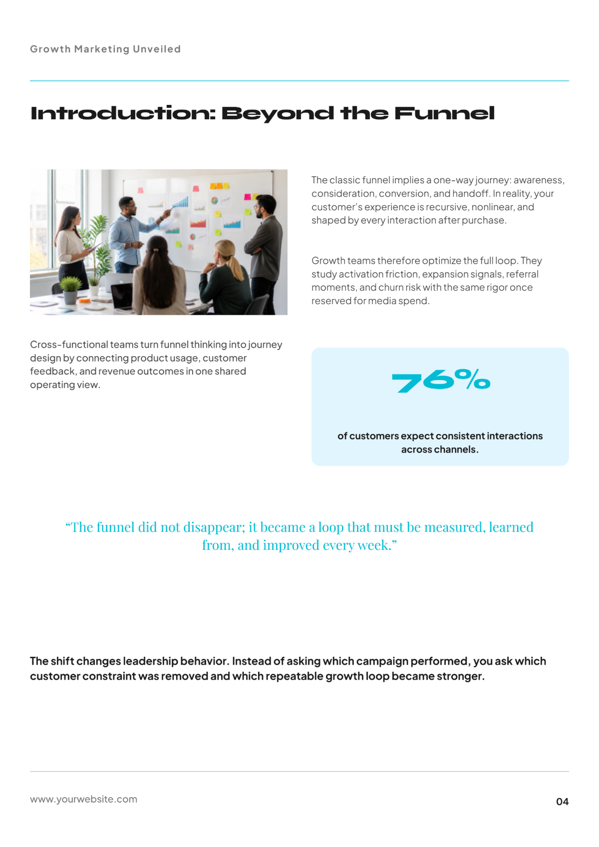 Free Growth Marketing White Paper Template to Edit Online