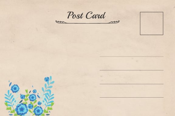 post card templates for ms word