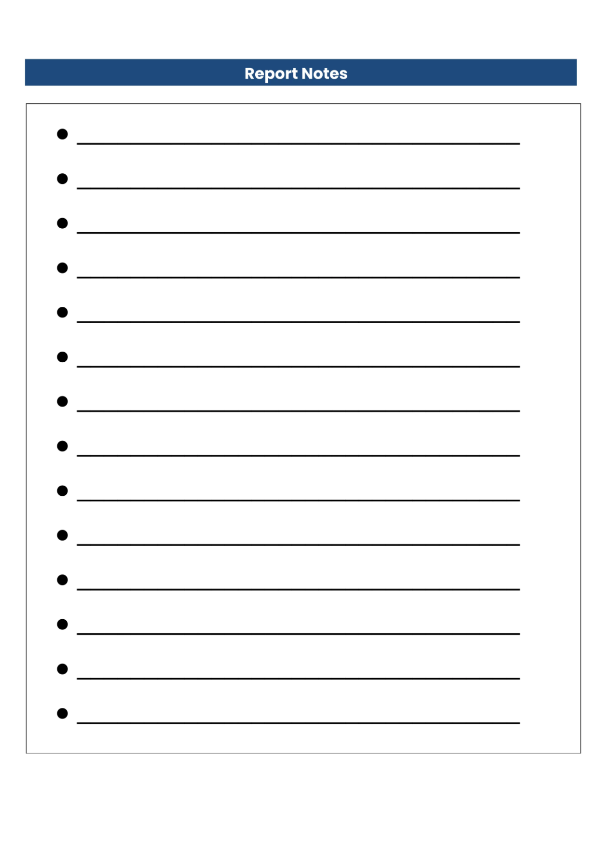 Free Report Notebook Journals Template to Edit Online