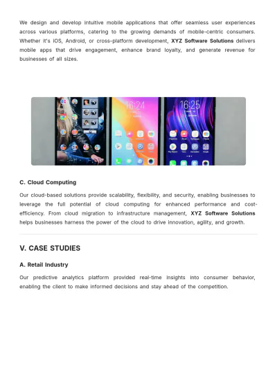 Free Software Company White Paper Template to Edit Online