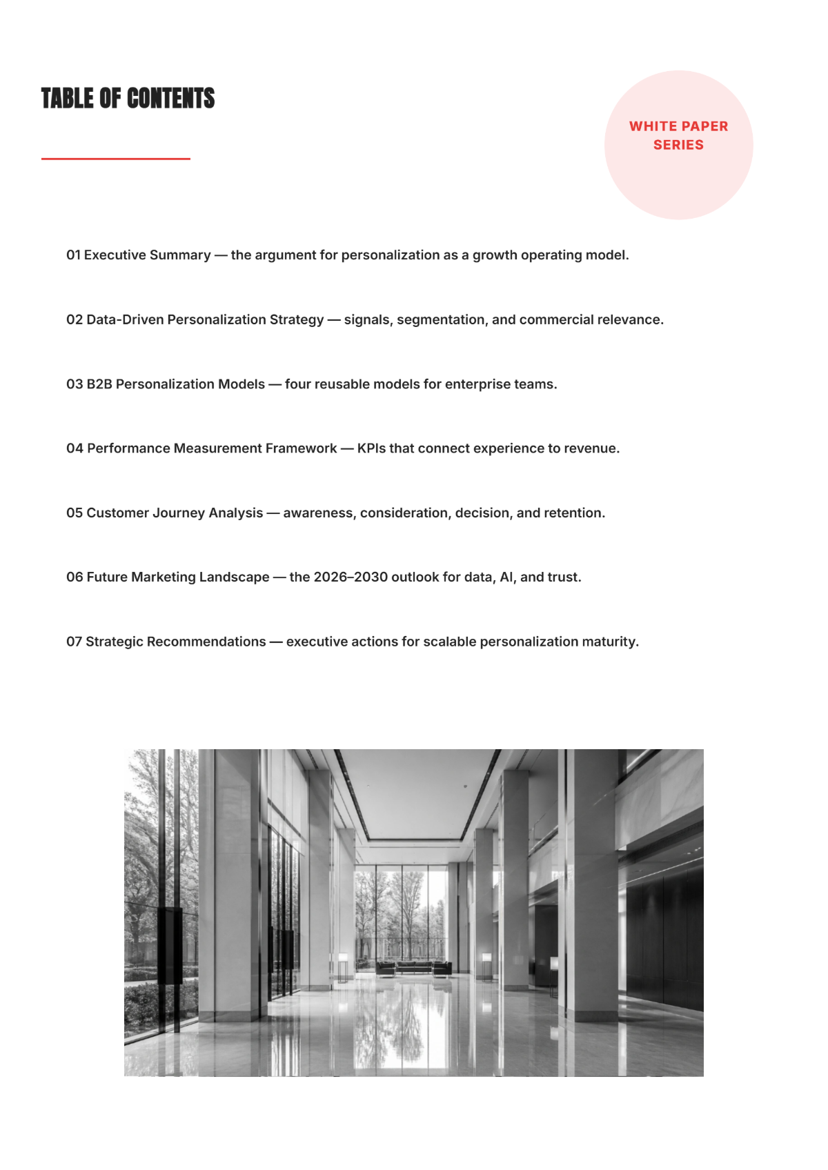 Free Company Marketing White Paper Template to Edit Online